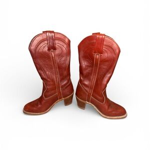 Dexter Women's Red Ankle Boots